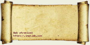 Olivera Bzenić vizit kartica